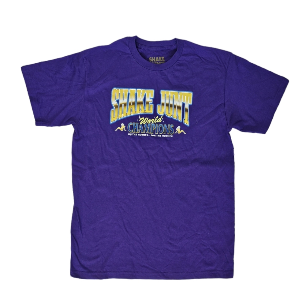 SHAKE JUNT CHAMPIONS SS T-Shirt Purple Medium